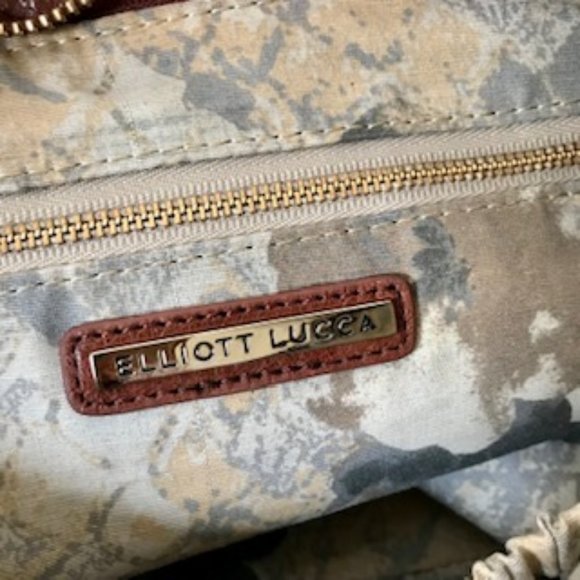 Elliott Lucca Leather Chevron Bag - Picture 8 of 12